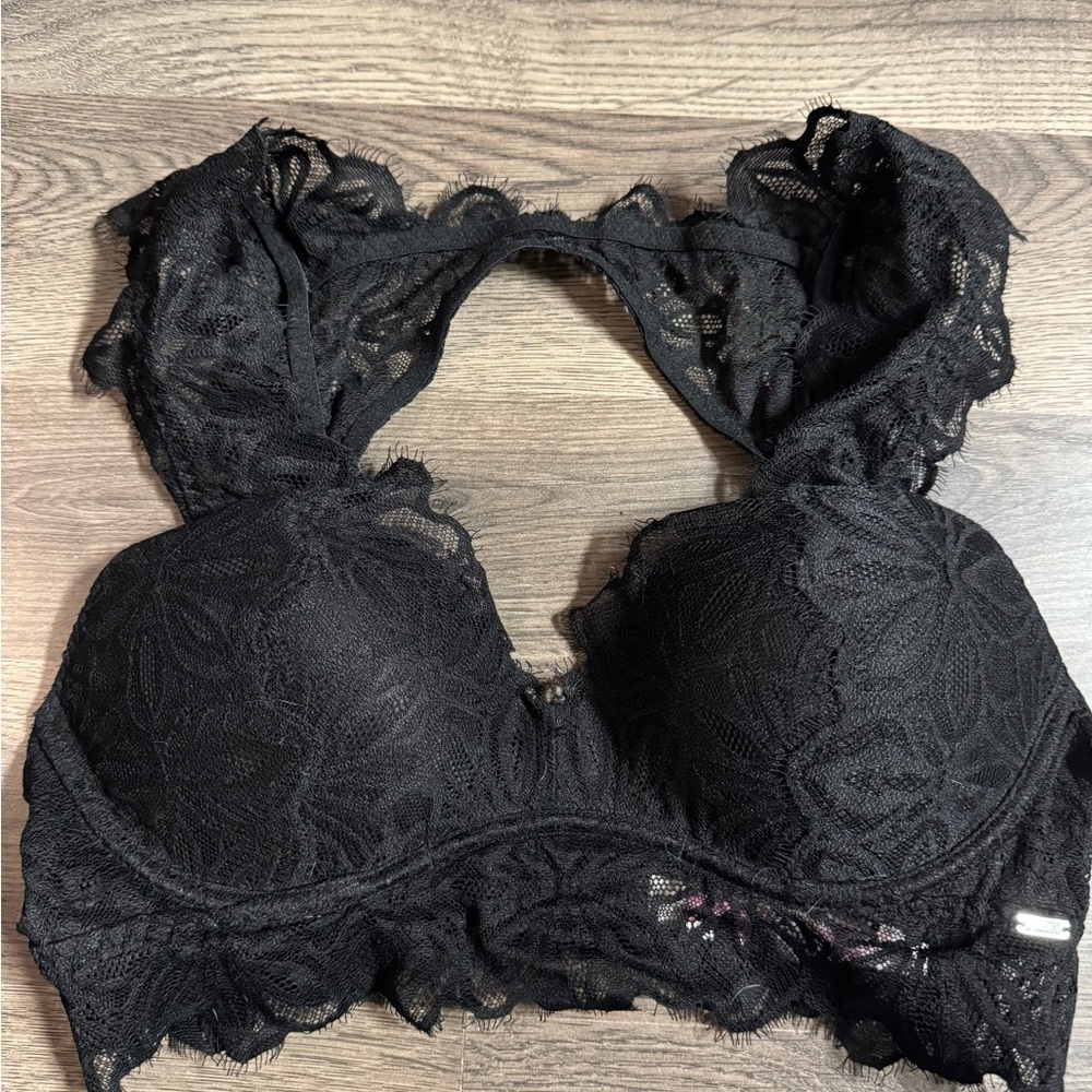 PINK Victoria's Secret Black Lace Bra